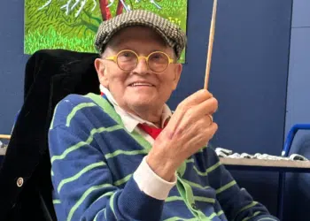 David Hockney, London, 2023 © David Hockney Photo Credit: Jean-Pierre Gonçalves de Lima