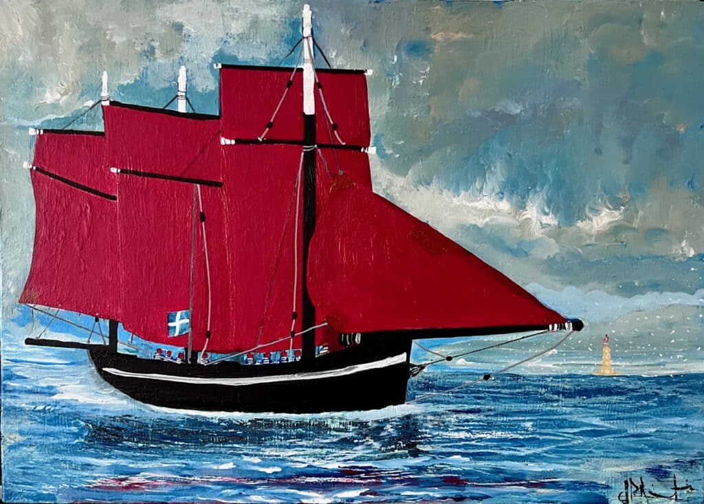 L'artiste Jean-Paul Debout, propose une peinture qui interroge toujours, Photo DR