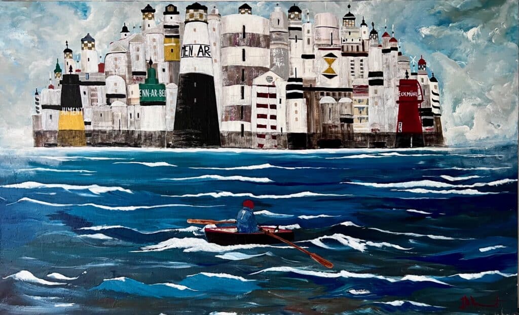 L'artiste Jean-Paul Debout, propose une peinture forte et sensible, Photo DR