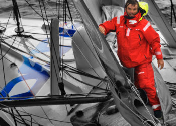 Le navigateur Marc Thiercelin souhaite être un acteur marin du changement en matière écologique, Photo Vincent Rustuel, DR