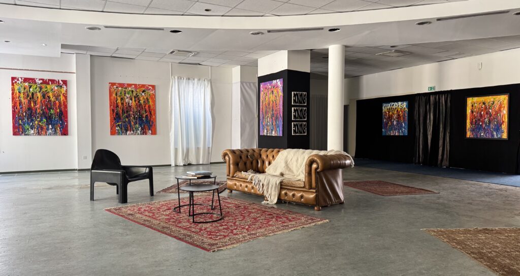 Exposition JonOne, Galerie Laurent Rigail Montpellier, Photo DR