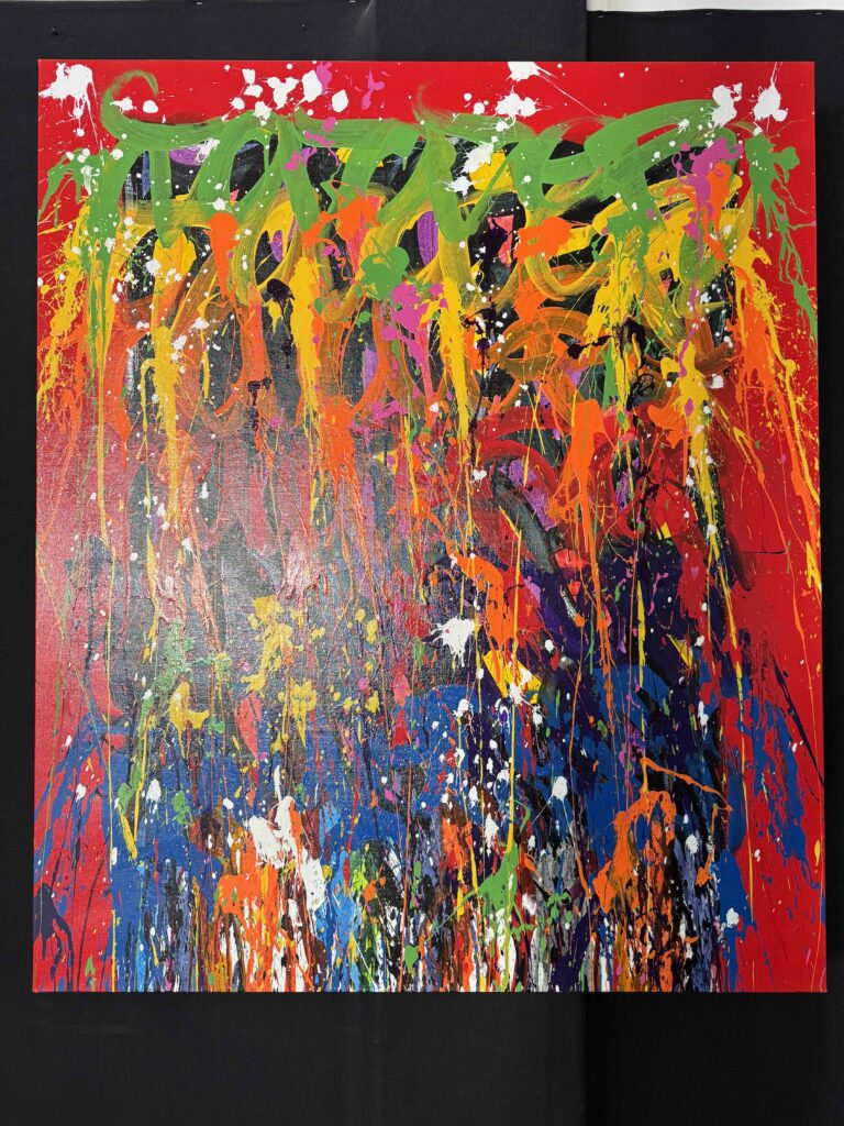 Exposition JonOne, Galerie Laurent Rigail Montpellier, Photo DR