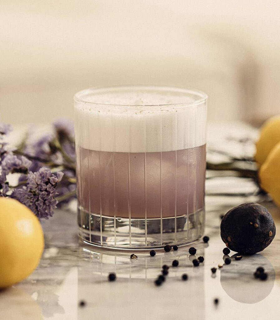 cocktail Violet sour