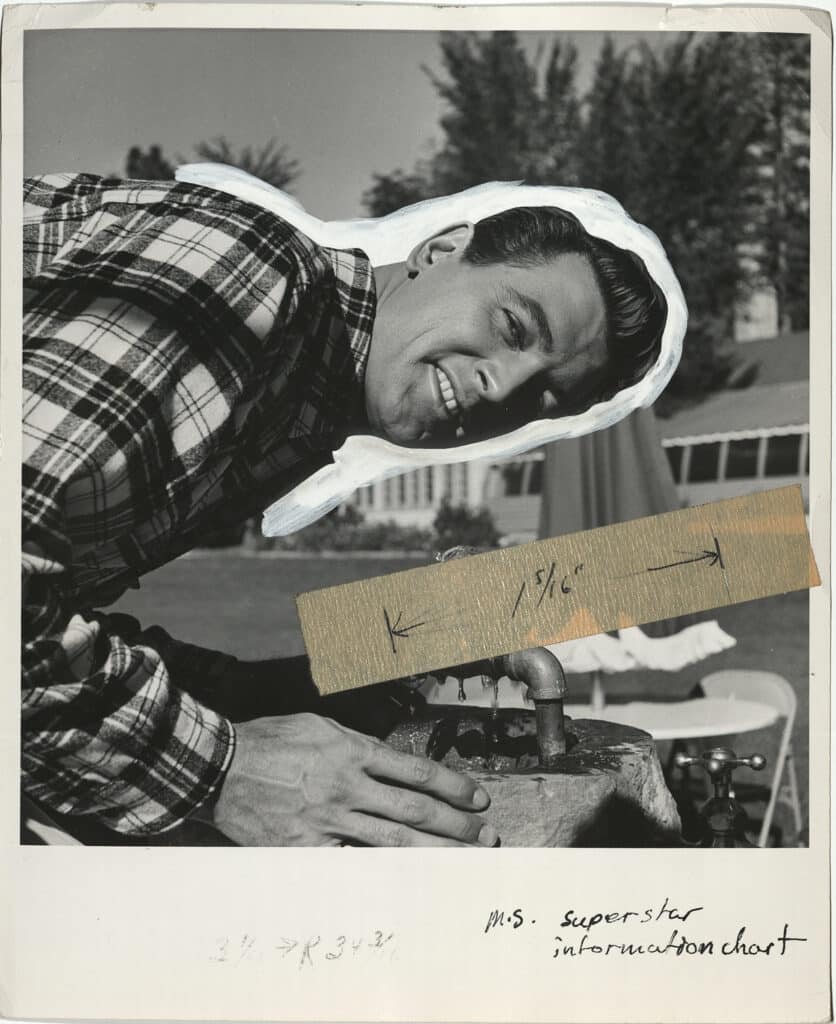 Bob Beerman. Rock Hudson, c. 1953. Courtesy of MoMA.