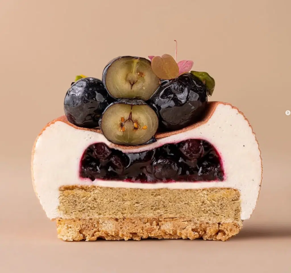 gateau danois aux myrtilles de Eunyoung Yun