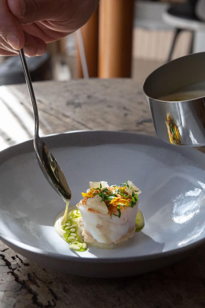 Recette de Jeanne et Jean-Michel Pantoufle, La Lotte citronnée, Photo DR