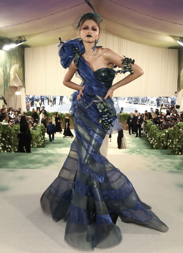 Zendaya wearing Galliano at Met Gala, Photo DR